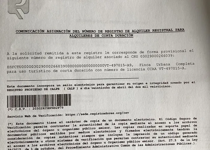 Апартаменты Casa Zorro Кальпе